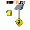 SOLAR TRAFFIC WARNING LIGHT