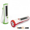Solar multi-function flashlight