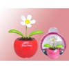 solar toy-flip flap flower