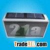 Solar House Number Box