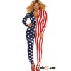 American Stars And Stripes Flag Catsuit