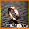 Trendy Rose Gold Plated Titanium Ring Jewelry GJ424