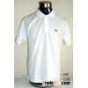brand new mens lacoste polo shirt,100%cotton,white