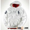 2011 popular polo rl fleece hoodie,big pony,white