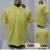 Authentic mens ralph lauren short sleeve polo shirt,yellow