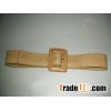Light yellow leather belt