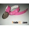 Flower buckle fashion belt