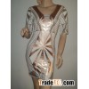Foil Print Dress
