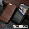 Genuine Leather Back Cover with Card Slots