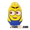 Cute Yellow PC Expandable Duffle Minion Bag Kids Luggage