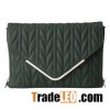 Ladies handbag made of pu,quilted,zipper and hardware detail