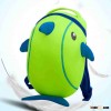 Dolphin children schoolbag