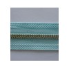 No.5 Y teeth white gold zipper