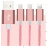 USB Type C Cable, Reversibl Cotton braid USB Type-C Data Sya