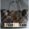 Bottega Veneta weave Mesh Tote 5211 Snakeskin in multicolour