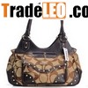 Coach Gallery Large Pocket Apricot Khaki Baby Handbay 3881