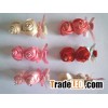 fashion rose hair clips with diamonds for girls