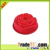 silicon rose shape cake mould
