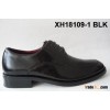 men burnish dress shoes