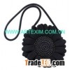 Taffeta Silk Bag, Embroidery Bag, handmade bag, evening bag,