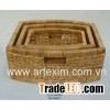 Water Hyacinth basket, bamboo basket, willow basket, wicker