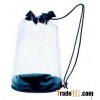 Fashional Clear Pvc drawstring bags for cosmetic