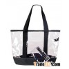 Clear pvc packing bag with small purse