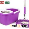 Prensa de mano púrpura Spin Mop