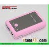 6600 mAh portable power bank four colors + 7 pcs connectors