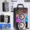 Portable bluetooth speaker with LED light