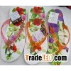 woman flip flops