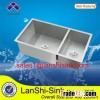 Stainless steel bathroom sinks