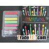 12pieces/pack color flame birthday candle