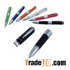 OEM colorful plastic pen with usb memory stick