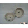 5.4 inch stoneware pet bowl