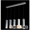 Crystal Chrome plated bed room pendant Light with LED