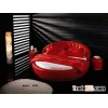 king size round bed on sale cheap red color round beds