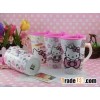 16oz porcelain mug with Hello Kitty design