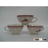 150cc stoneware coffee mug with cock design