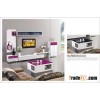 high gloss wood TV Stand, white tv stand set with drawers ca