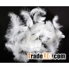 Washed white duck feather 2-4 cms