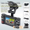 Low price dual lens CMOS Night vision dvr camera
