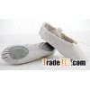 white leather split sole ballet shoes/dance shoe/dancewear