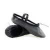 black leather split sole ballet shoes/dance shoe/dancewear