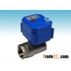 Electric actuated ball valve with manual override