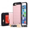 Golden Box Card Slot with Kickstand Phone Cover