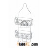 Two Tier Elegant Shower Caddy Rack Organizer