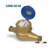 Dry dial water meter