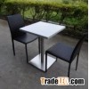 Solid surface cheap restaurant table and chair