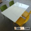 4 seater cheap solid surface food count table